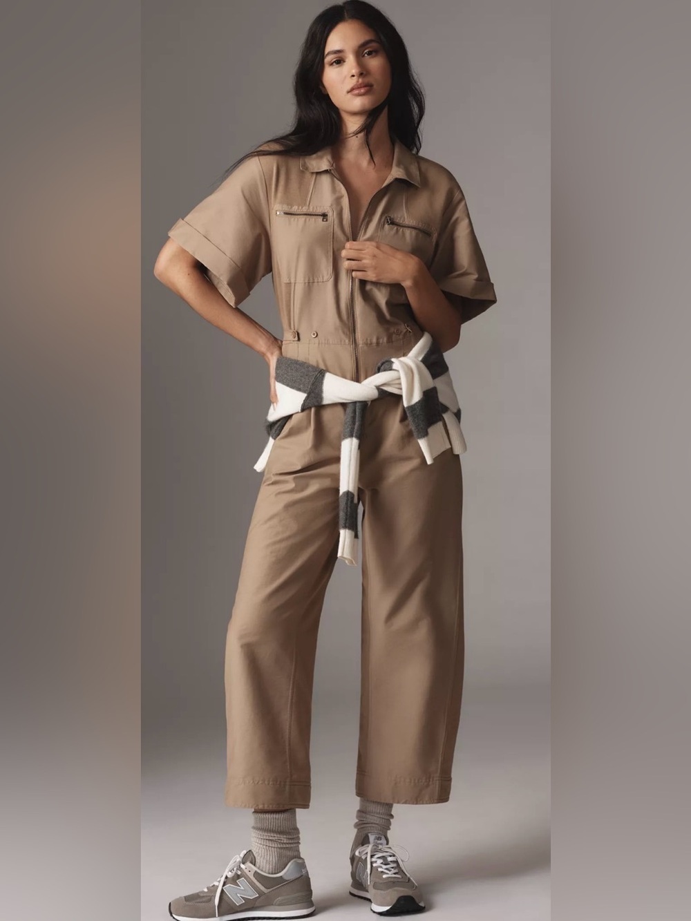 Daily Practice Oversized Short-Sleeve Utility Jumpsuit – XXS – NWT